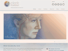Tablet Screenshot of clark-illustration.com
